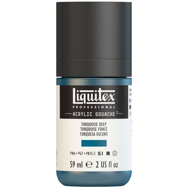 Liquitex - Acrylic Gouache 59ml - Turquoise Deep - Series 1